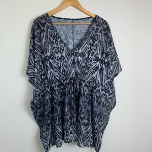 Soma Live. Lounge. Wear.  Drawstring Print Top M